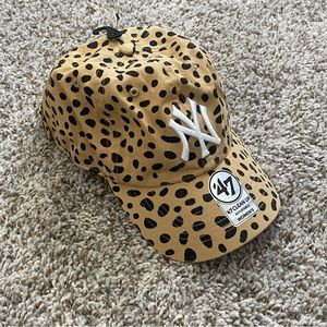 Yankees cheetah print hat